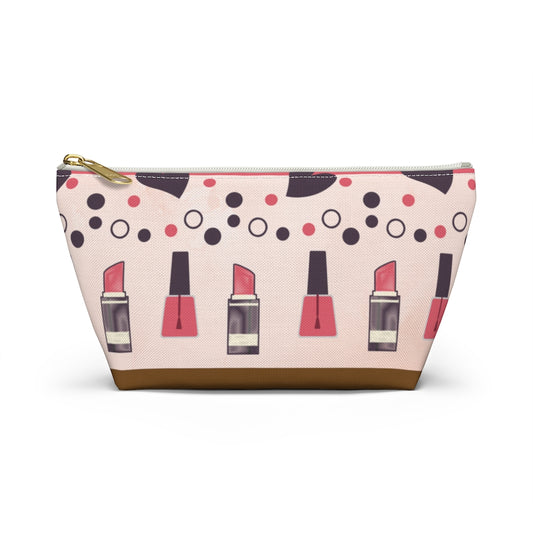 Lipstick and Polish Accessory Pouch w T-bottom