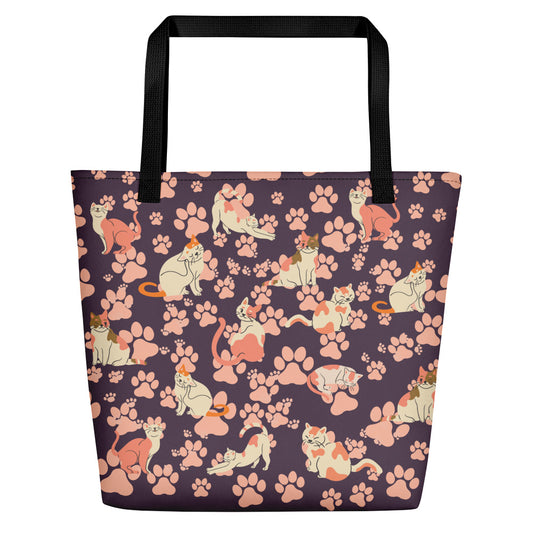 Cat Love Premium Tote Bag