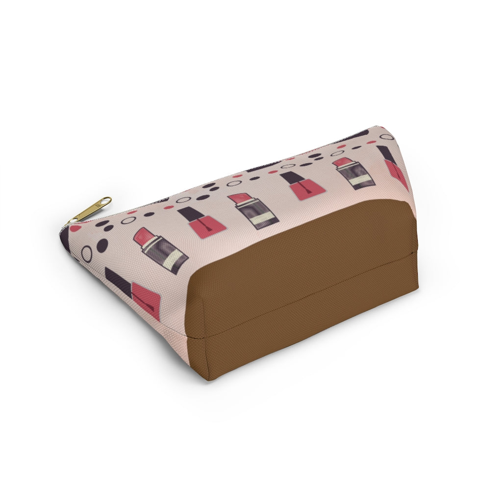 Lipstick and Polish Accessory Pouch w T-bottom