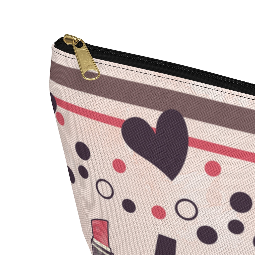 Lipstick and Polish Accessory Pouch w T-bottom