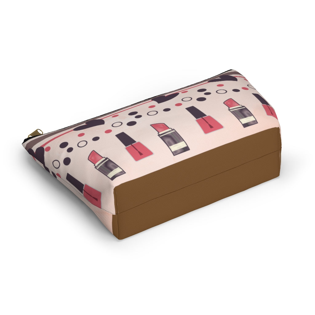 Lipstick and Polish Accessory Pouch w T-bottom